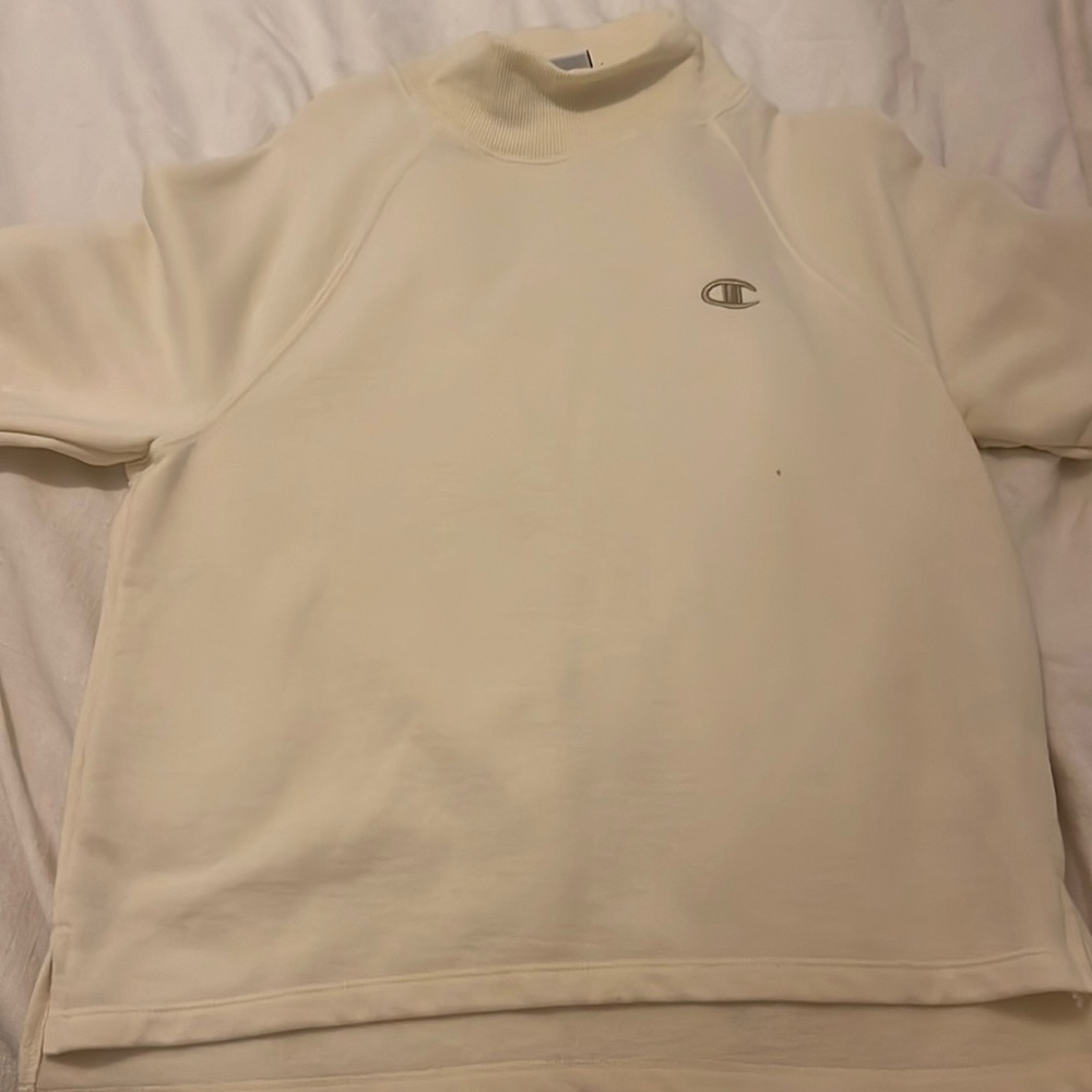 turtleneck, champion hoodie